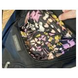 CLOSEUP OF VERA BRADLEY PURSE INTERIOR