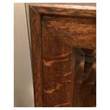 CLOSEUP OF BEAUTIFUL TIGER OAK PATTERN