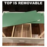 THE PLAY TABLE WITH TOPS REMOVED