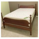1930-40 ERA MID CENTURY LOW-POSTER DOUBLE BED