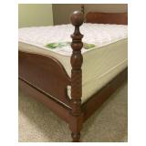 MID CENTURY LOW-POSTER DOUBLE BED