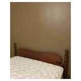  1930-40 ERA MID CENTURY LOW-POSTER DOUBLE BED- THE HEADBOARD