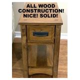 NICE, HEAVY, NARROW FINE QUALITY ASHLEY FURN CO TABLE