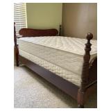  VIEW OF THE SERTA MATTRESS, LIKE NEW