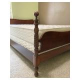 MID CENTURY LOW-POSTER DOUBLE BED