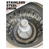 WASHER FEATURES A STAINLESS STEEL TUB!!
