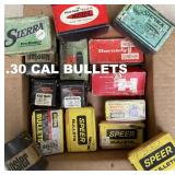 .30 CAL BULLETS FOR LOADING CARTRIDGES