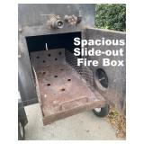 NICE, SPACIOUS, EASY LOADING, SLIDE0OUT FIRE BOX RACK