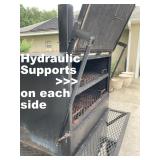 HYDRAULIC LIFT AND SUPPORT ARMS FOR CONVENIENCE AND PRACTICALITY