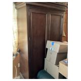 1 OF 2 FINE ARMOIRE/WARDROBE CABINETS
