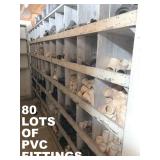 THOUSANDS OF PVC FITTINGS