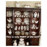 ROYAL ALBERT CHINA Svc/12 + MANY SERVING PCS. APPROX 150pcs TOTAL!!!