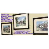 MARTY BELL VINTAGE ART. SIGNED.
