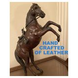 HORSE MADE OF LEATHER
