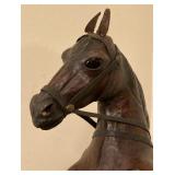 HORSE MADE OF LEATHER