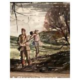 H. GILBERT FOOTE ARTWORK, FRAMED.