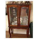 NEAT LITTLE DISPLAY CABINET. JUST THE RIGHT SIZE FOR ANY HOME OR APARTMENT