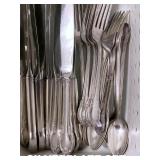 SAMPLE OF THE SILVERPLATE FLATWARE CHOICES