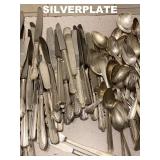 SAMPLE OF THE SILVERPLATE FLATWARE CHOICES