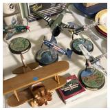 DIECAST AIRLANES ON STANDS