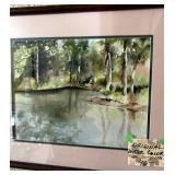 ANOTHER OF THE MANY NICE ART SELECTIONS- WATER COLOR ORIGINAL