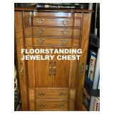 FLOORSTANDING JEWELRY CHEST