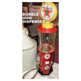 BINTAGE TEXACO GAS CO GAS PUMP GUMBALL MACHINE