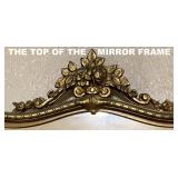 TOP PORTION OF MIRROR FRAME