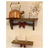 MORE WALL DECOR AND SHELVES