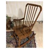 BEAUTIFUL SOLID WOOD ROCKING CHAIR