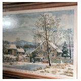 THE FRAMED NARRAGANSETT BREWING CO PRINT