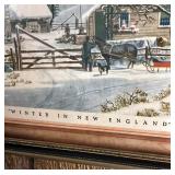 PRINT TITLES: "WINTER IN NEW ENGLAND"