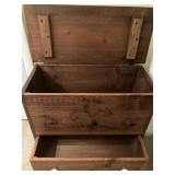 STORAGE AREA AND DRAWER OPEN