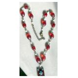 CRYSTAL NECKLACE WITH PENDANT