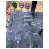 STEMWARE AND CRYSTAL GLASSWARE