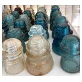 ANTIQUE AND VINTAGE GLASS INSULATORS