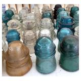 ANTIQUE AND VINTAGE GLASS INSULATORS