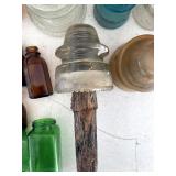 ANTIQUE AND VINTAGE GLASS INSULATORS