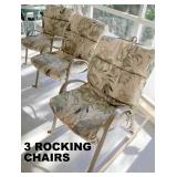 METAL FRAME ROCKIING CHAIRS