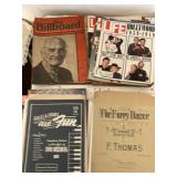 GREAT VINTAGE MAGAZINES AND SHEET MUSIC