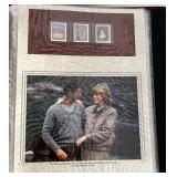 BEAUTIFUL PHOTOGRAPHS WITH STAMPS FROM MANY COUNTRIES. VERY FINE ALBUM!!