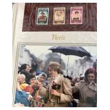 BEAUTIFUL PHOTOGRAPHS WITH STAMPS FROM MANY COUNTRIES. VERY FINE ALBUM!!