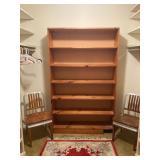 WONDERFULLY LARGE BOOKCASE OR STORAGE SHELF UNIT. CURRENTLY IN THE MASTER BEDROOM CLOSET