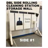 ROLLING CLEANING STATION STORAGE WALL
