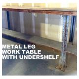 STURDY, HEAVY DUTY WORK TABLE