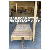 RAILROAD STYLE TRANSPORT CART