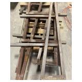 STEEL BRACES WITH MOUNTING BRACKET ON EACH