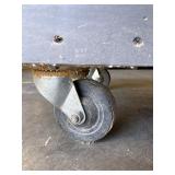 SWIVEL CASTERS ON SHELF UNIT