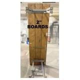 2" THICK WOOD BOARD TOP