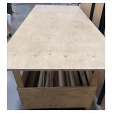 FINE QUALITY WORKTABLE w/STORAGE BASE. THE SHIPPING TUBES SELL SEPARATELY.